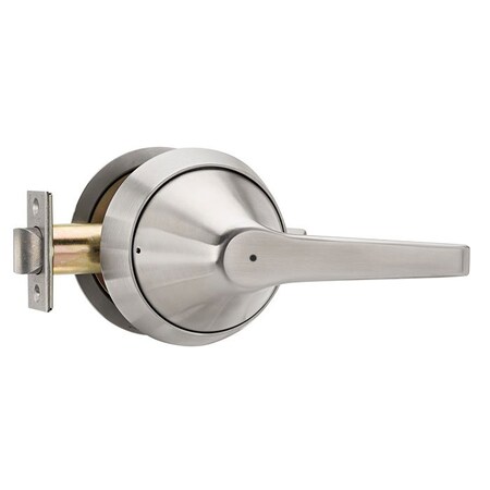 Marks Usa Grade 1 Cylindrical Lock, L-Privacy, 195SS-LifeSaver, Round Rose, Satin Stainless Steel, 2-3/4 Inch 195SSL-32D